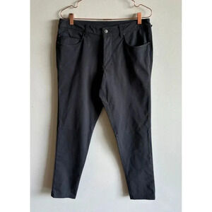 Lululemon Warpstreme ABC Pants Mens Tapered Leg Mid Rise Flat Front Gray Sz 32